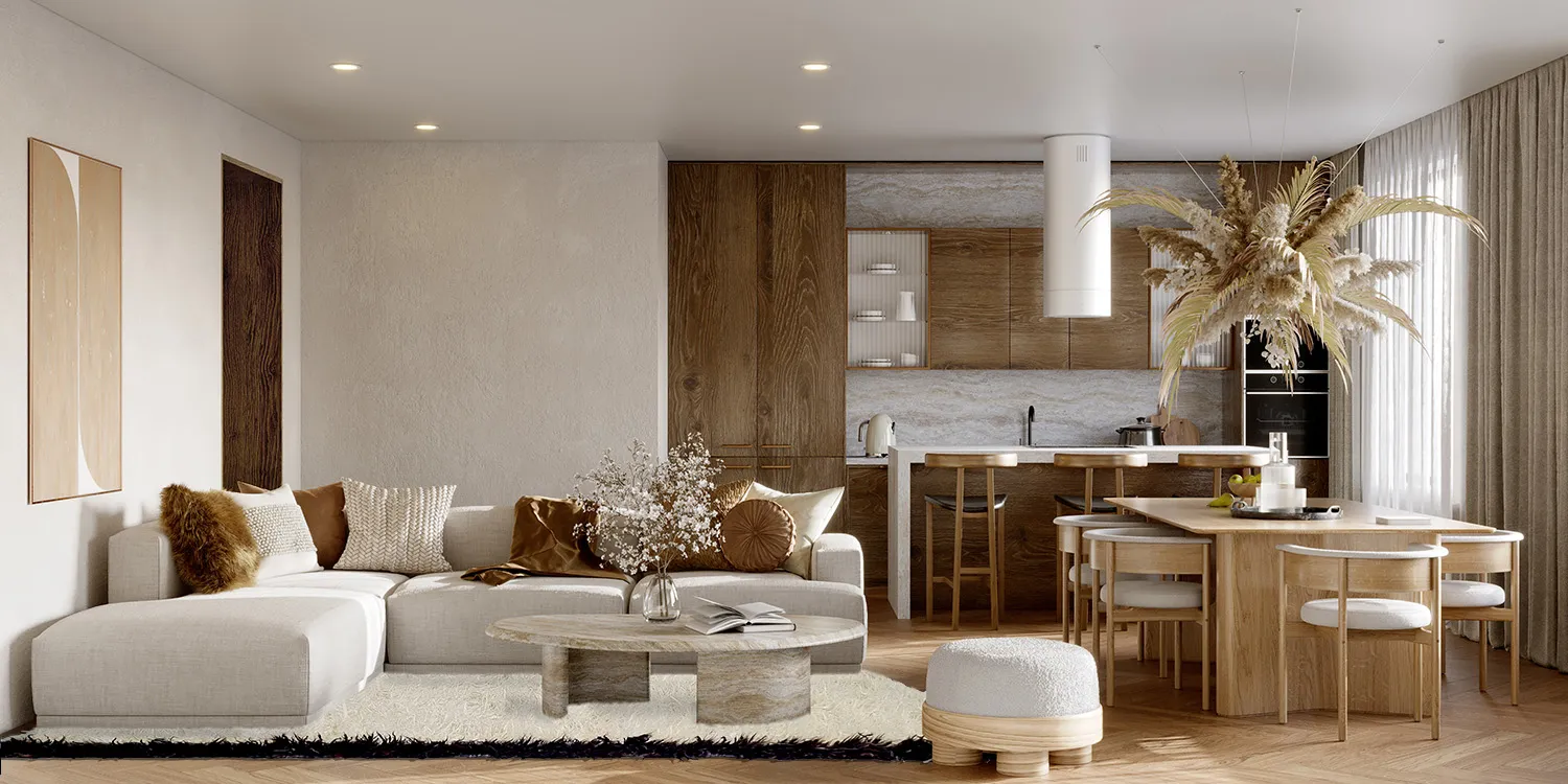 Tapete de lã - Nova (branco/preto)