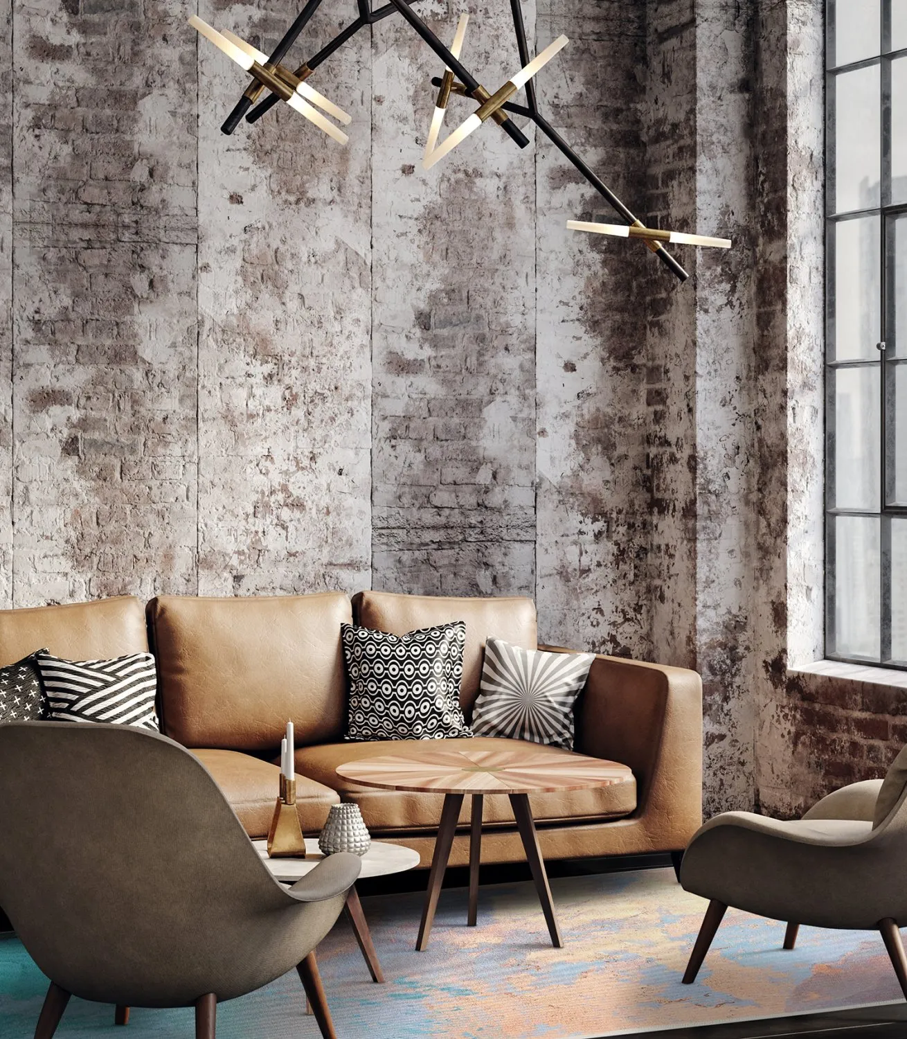 Tapete Wilton - Pescia (azul/multi)