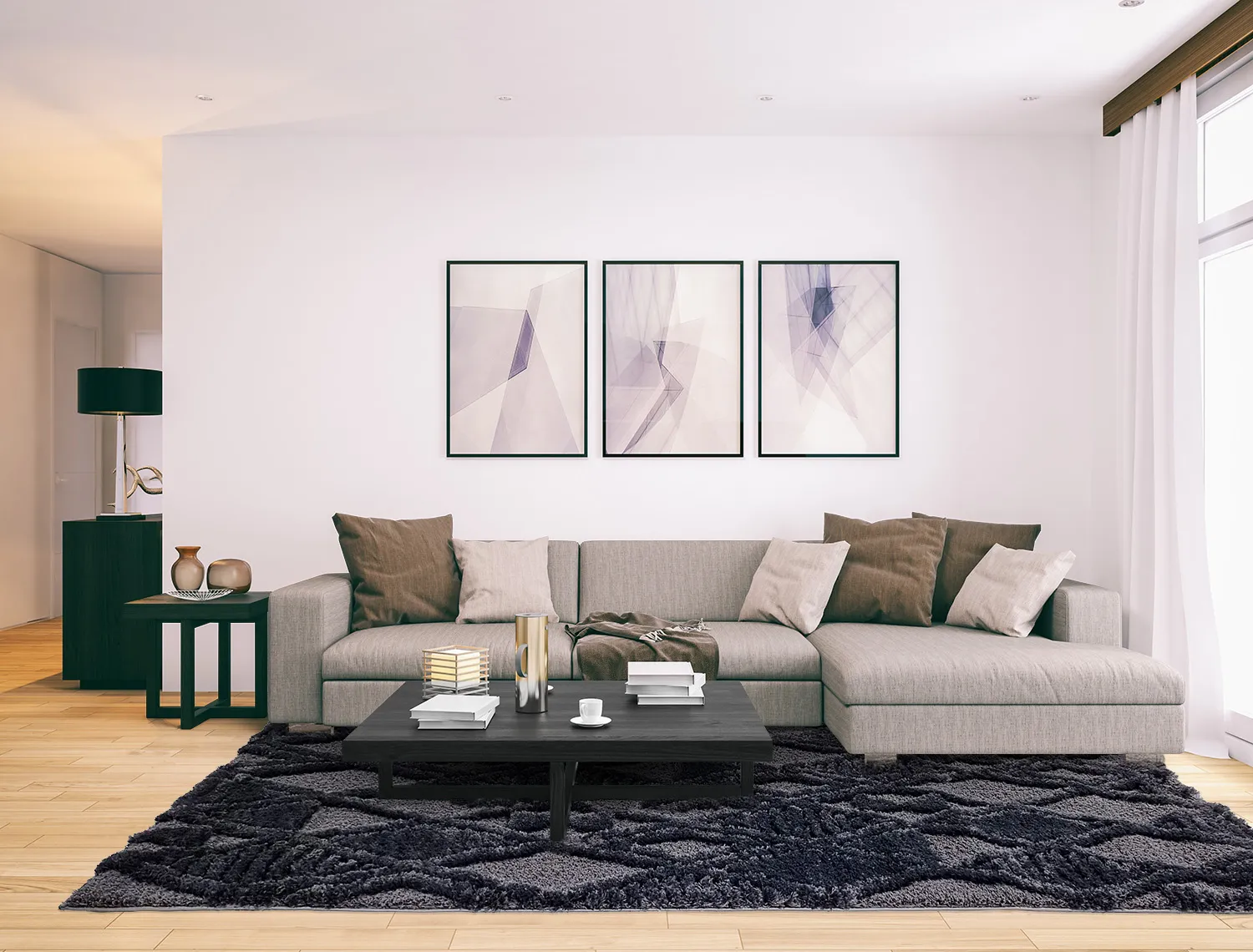 Tapetes felpudos - Rostock (preto)