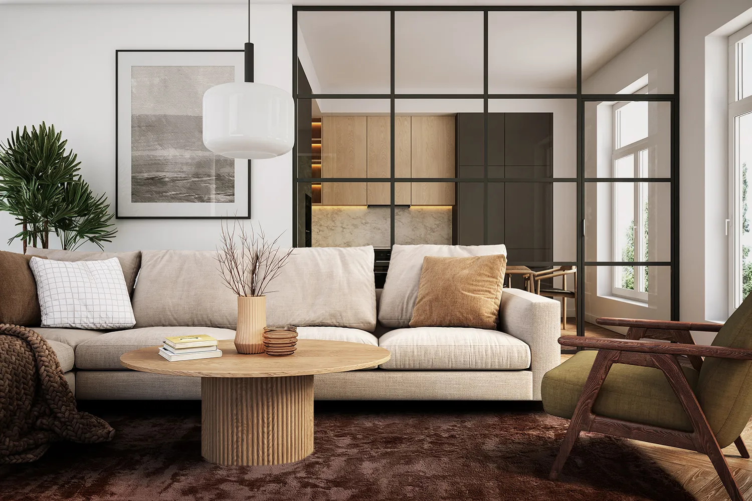 Tapetes felpudos - Aranga Super Soft Fur (marrom escuro)