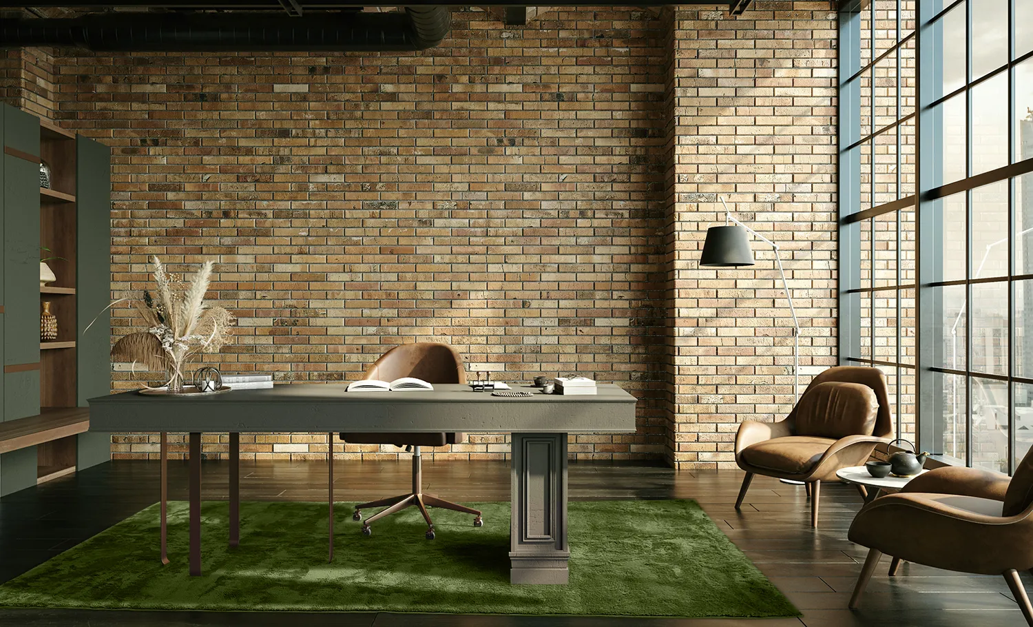 Tapetes felpudos - Aranga Super Soft Fur (verde oliva)