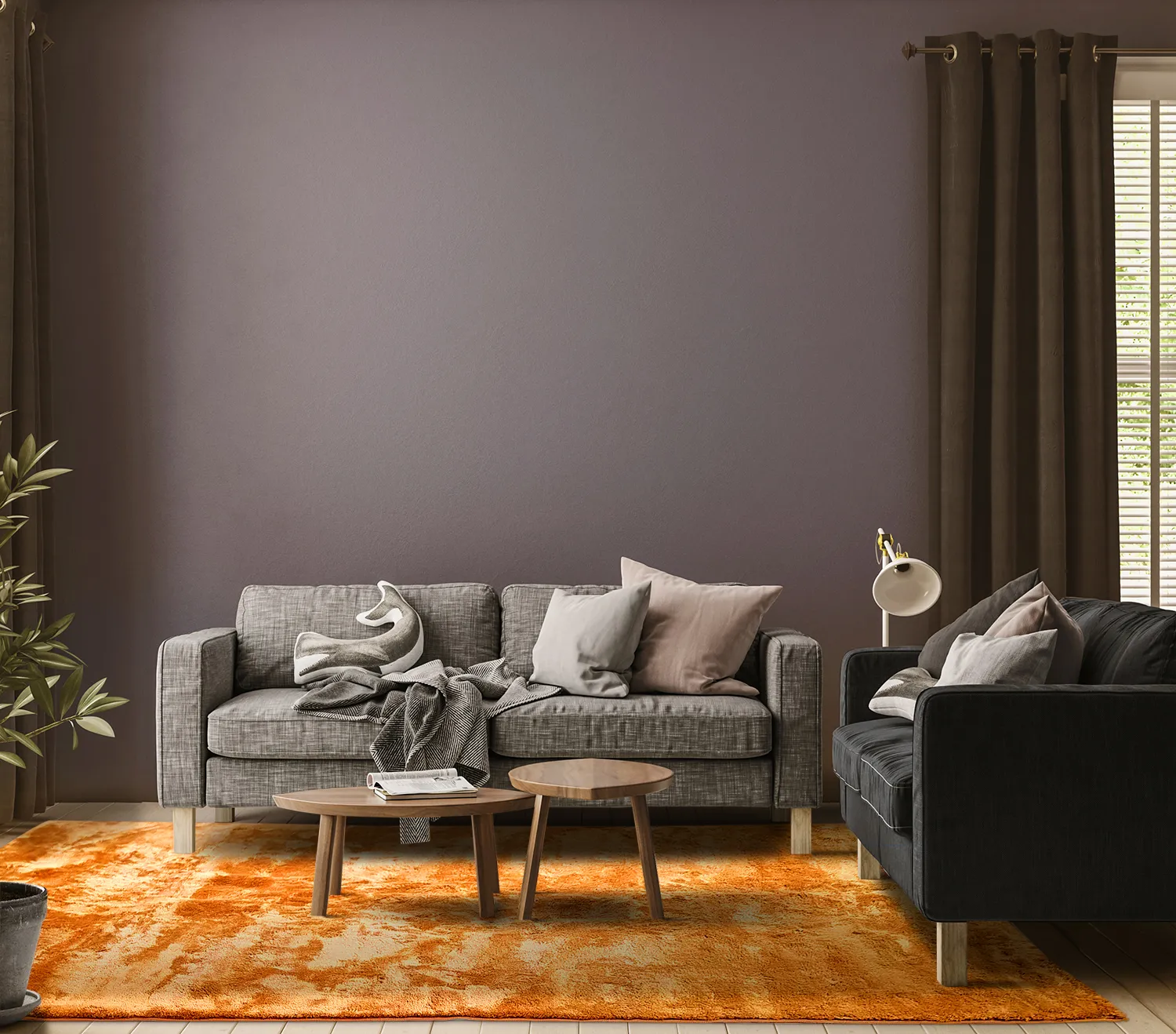 Tapetes felpudos - Aranga Super Soft Fur (laranja)