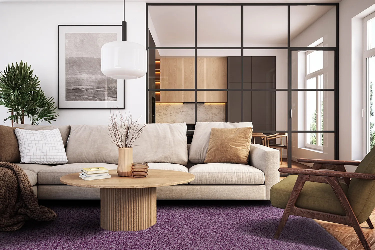 Tapetes felpudos - Zoe (roxo)