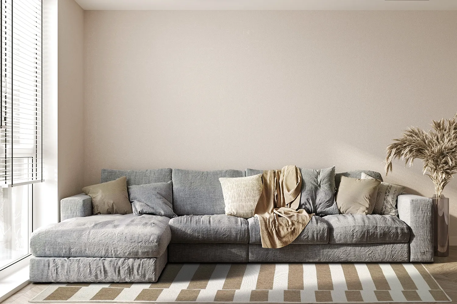 Tapete para interior e exterior - Doyle (bege)