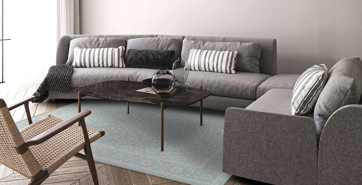 Tapete Wilton - Vivian (azul)