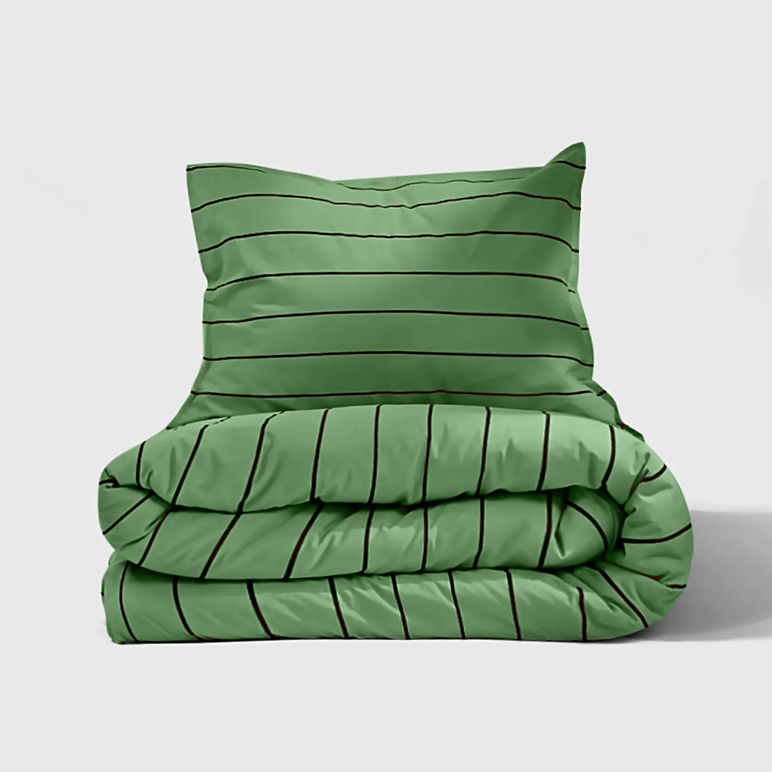 Conjunto de capa de edredão - Isadora (verde)