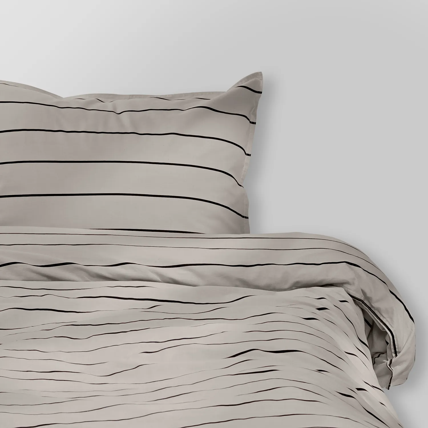 Conjunto de capa de edredão - Isadora (cinzento)