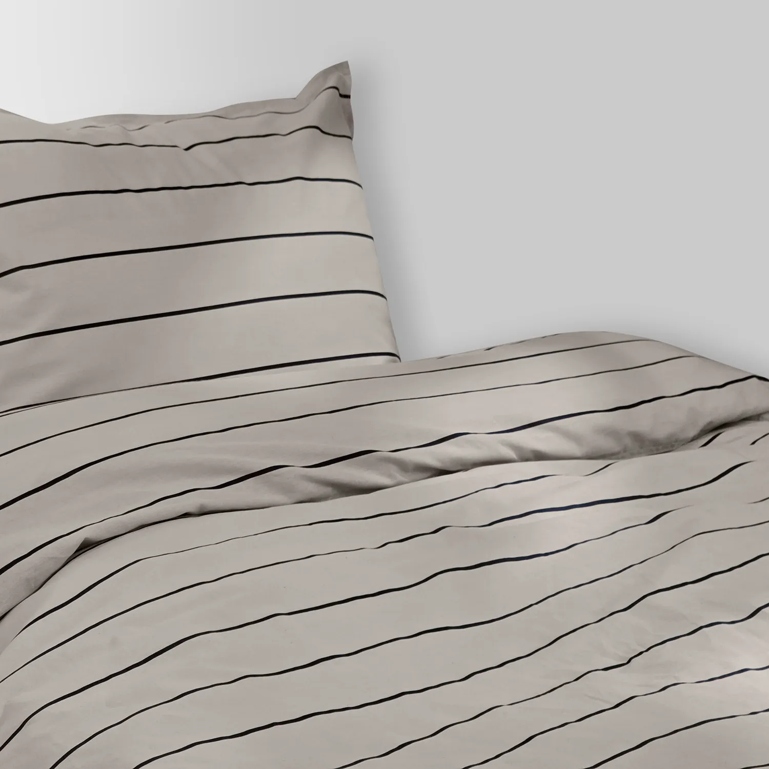 Conjunto de capa de edredão - Isadora (cinzento)