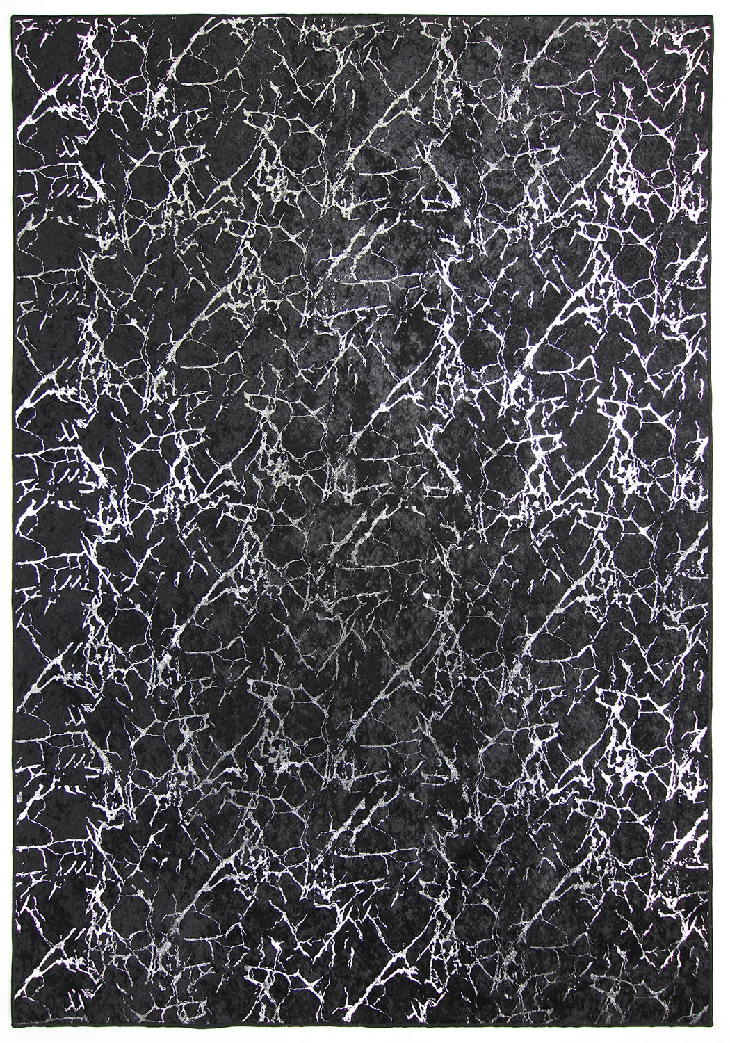 Tapete Wilton - Zaria (preto/prata)