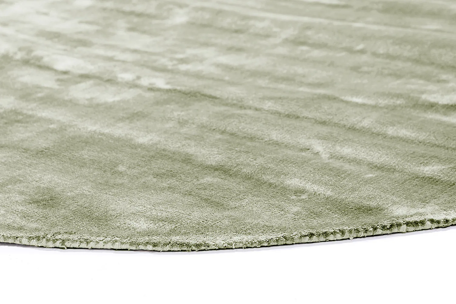 Tapete oval de viscose - Jodhpur Special Luxury Edition (verde)