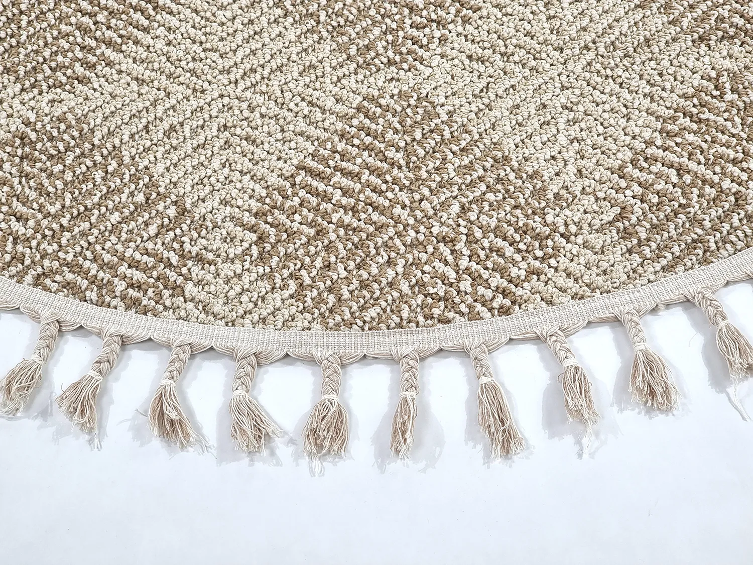 Tapete redondo - Indoor/Outdoor Dakota (bege)