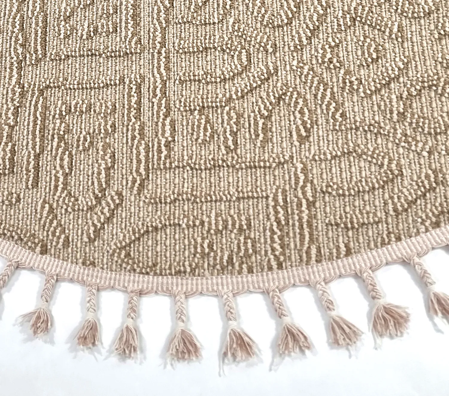 Tapete redondo - Indoor/Outdoor Dorotea (bege)