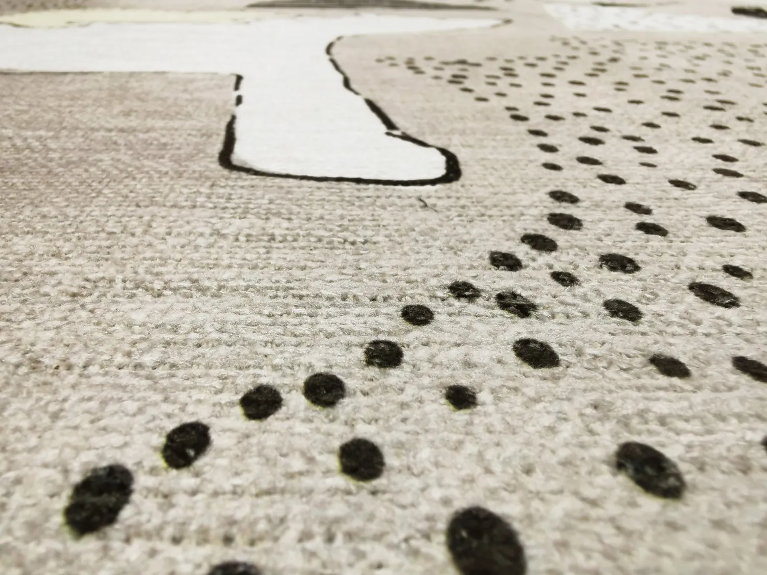 Tapete infantil - Piggyback Ride (cinza)