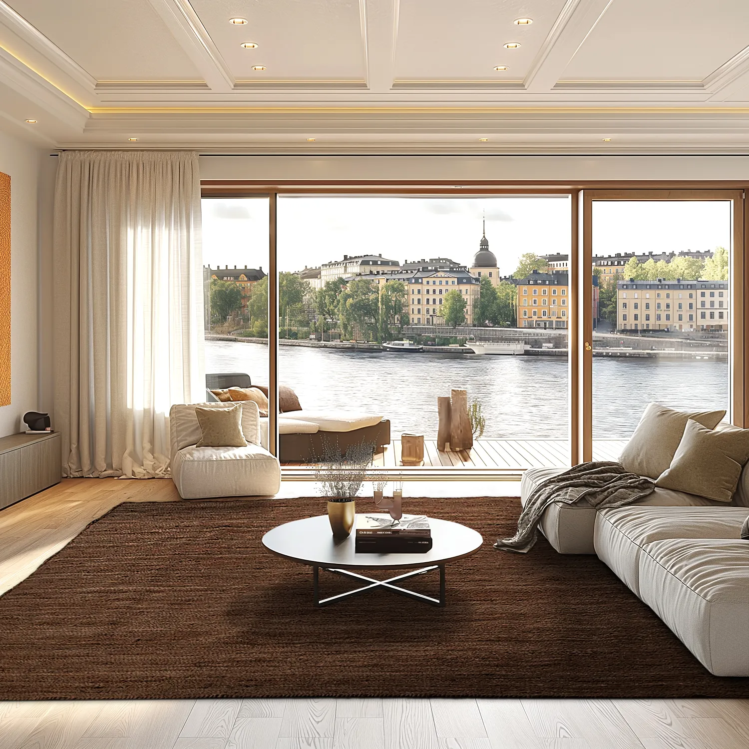 Tapete de juta - Amasia (marrom)