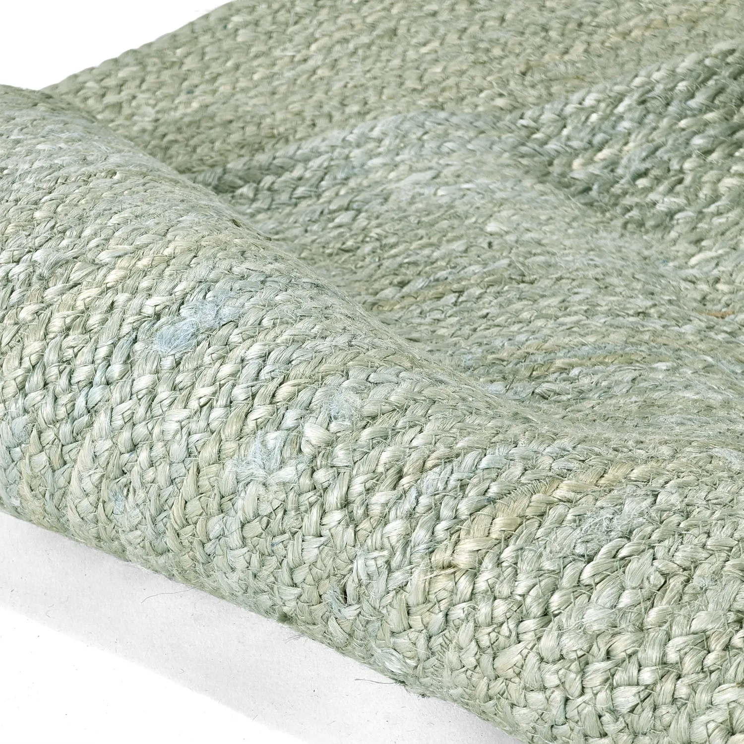 Tapete redondo de juta - Amasia (cinza)