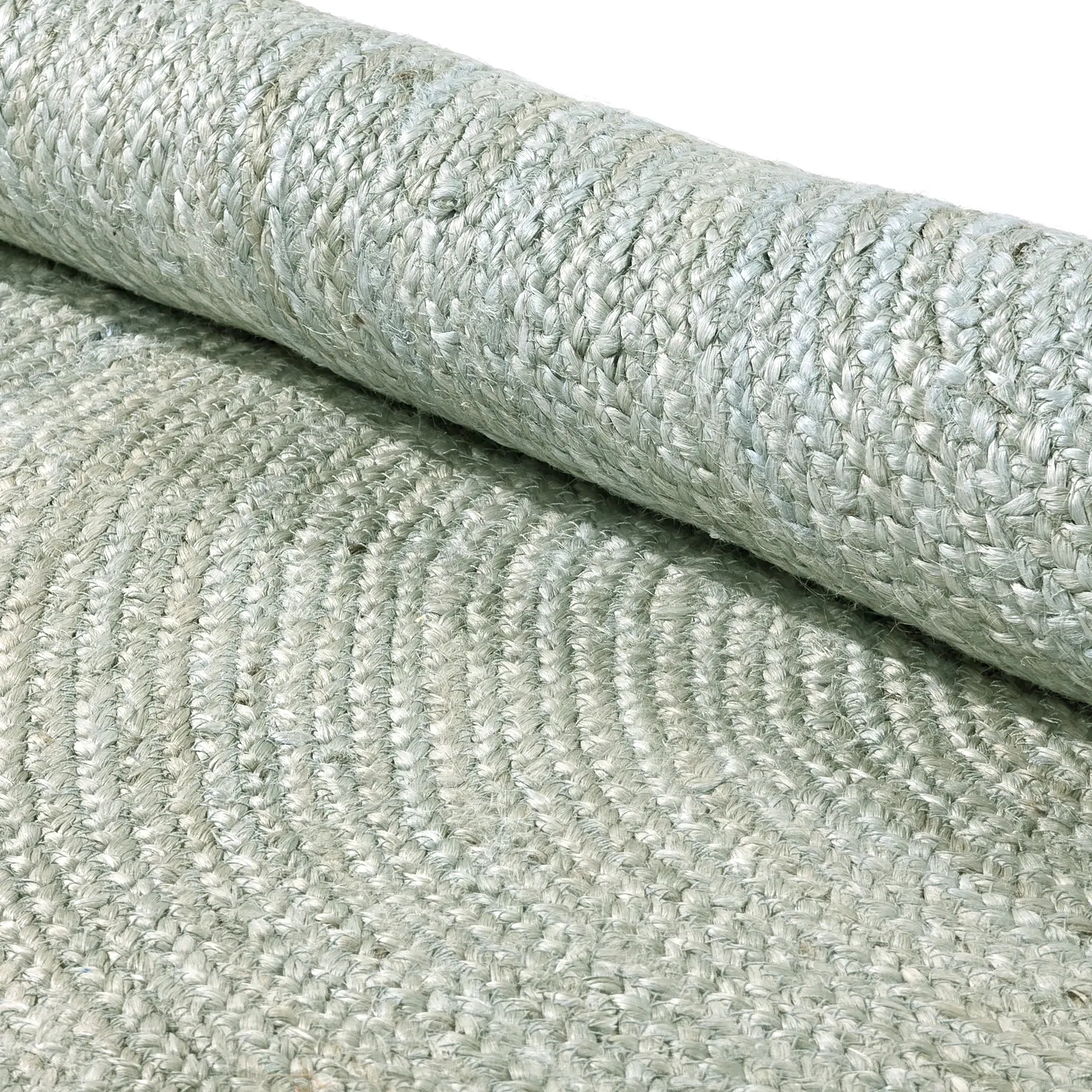 Tapete redondo de juta - Amasia (cinza)