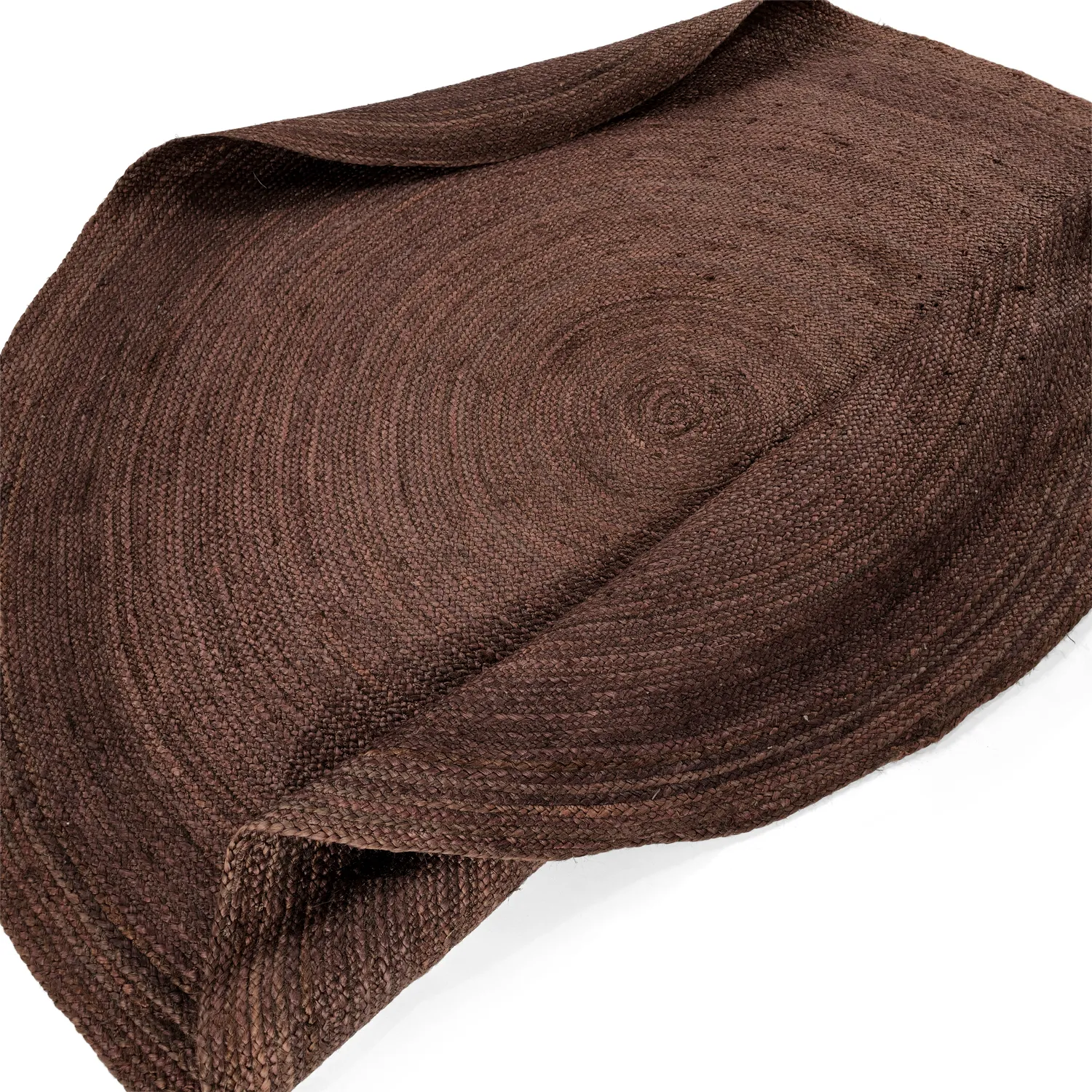 Tapete redondo de juta - Amasia (café)