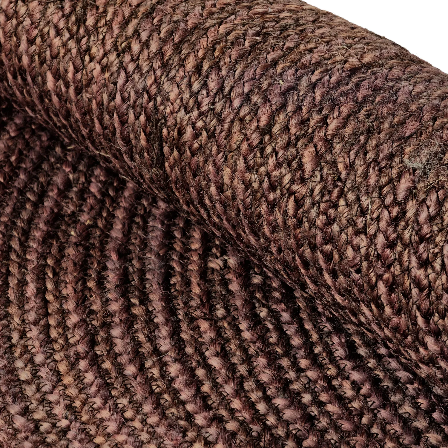 Tapete redondo de juta - Amasia (café)