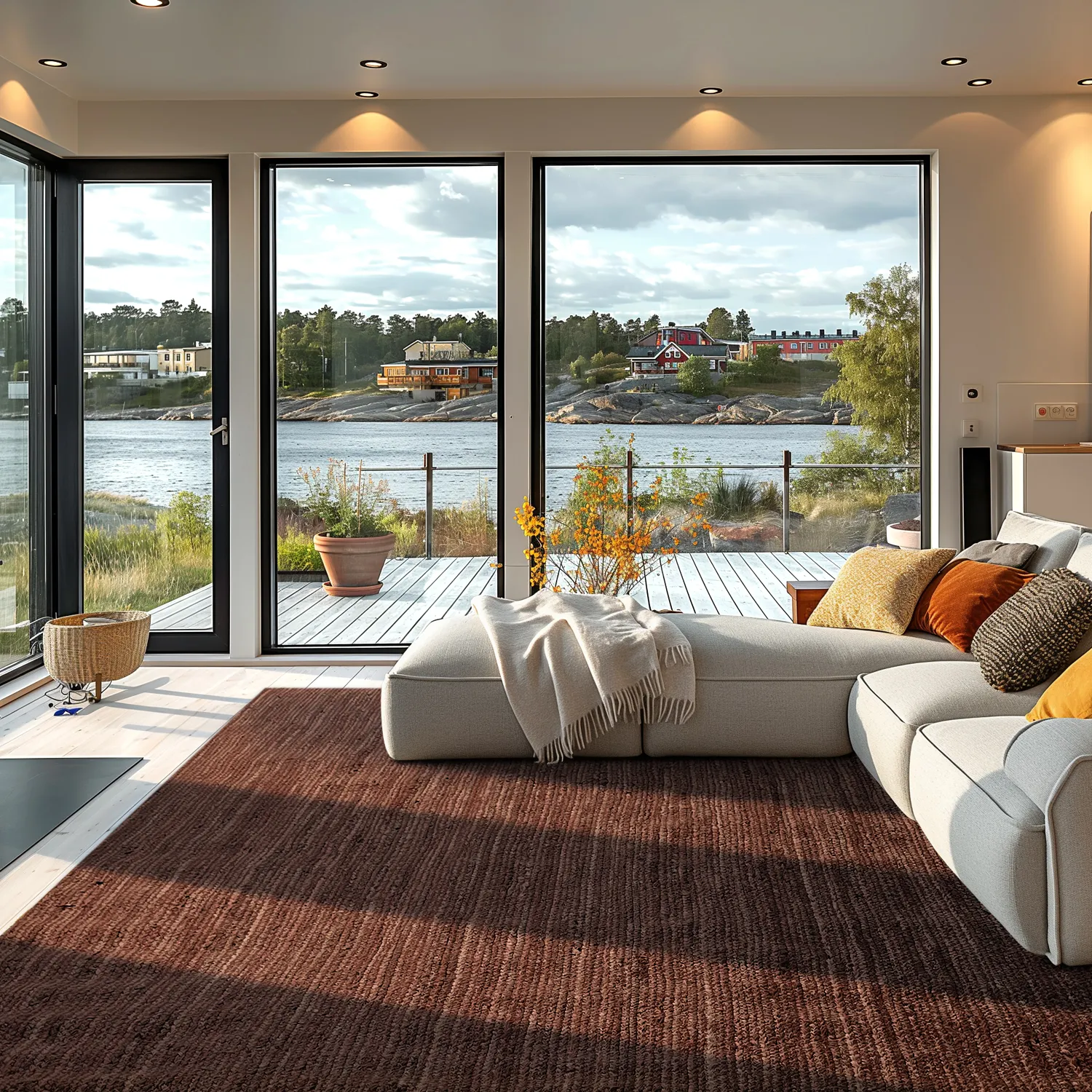 Tapete de juta - Amasia (café)