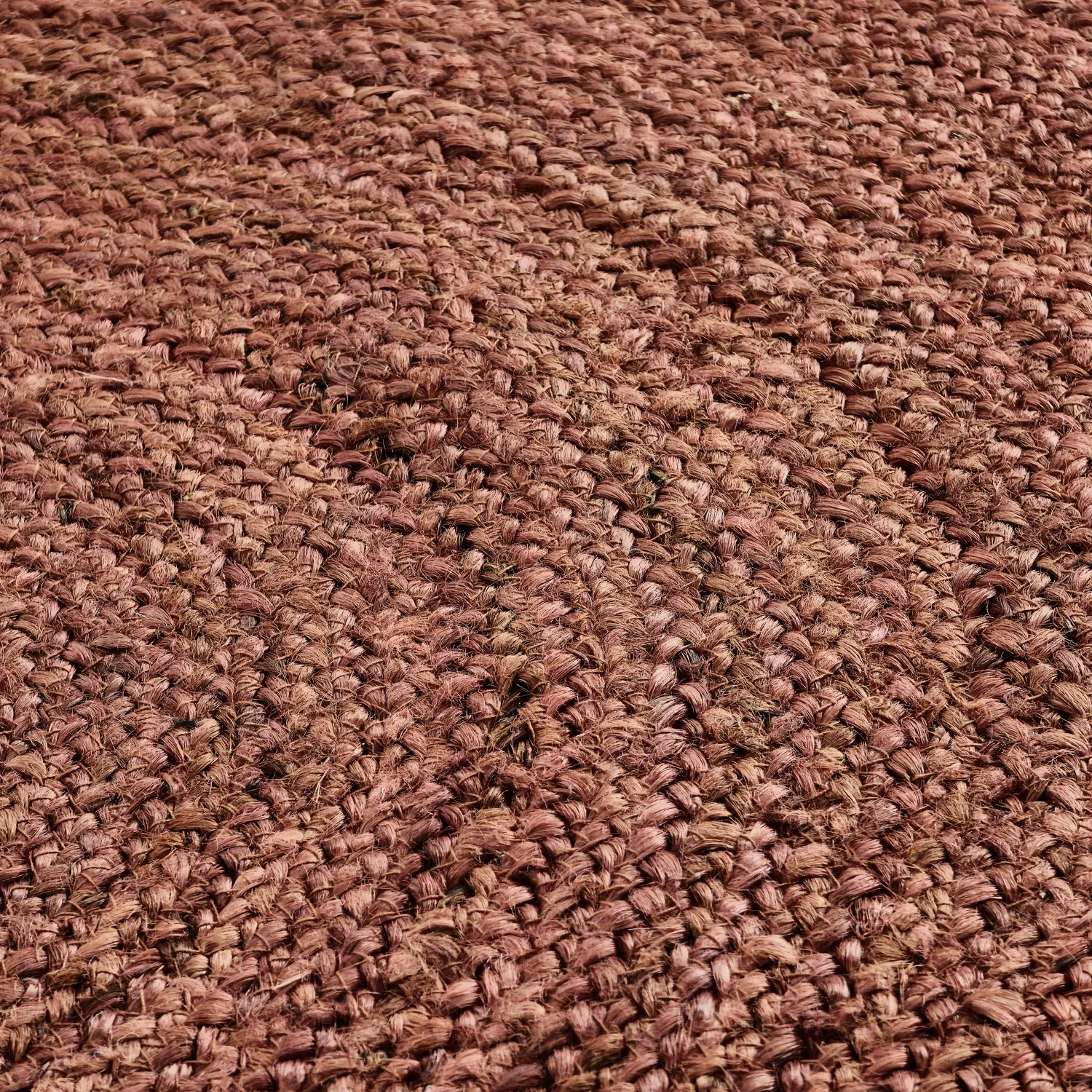 Tapete redondo de juta - Amasia (castanha)
