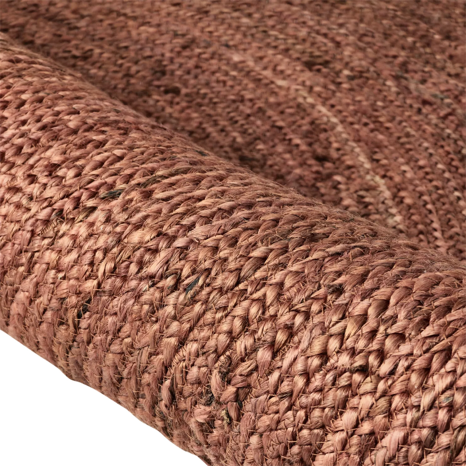 Tapete redondo de juta - Amasia (castanha)