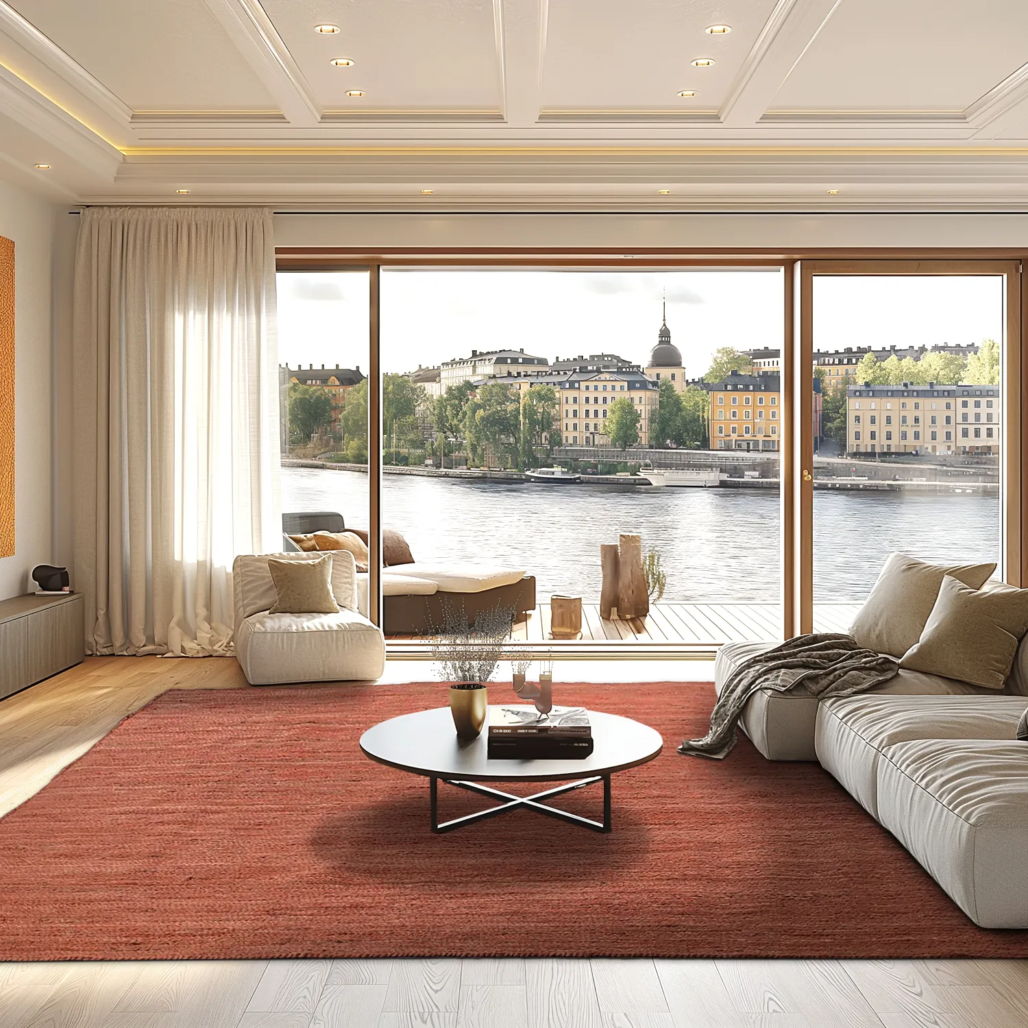 Tapete de juta - Amasia (castanha)