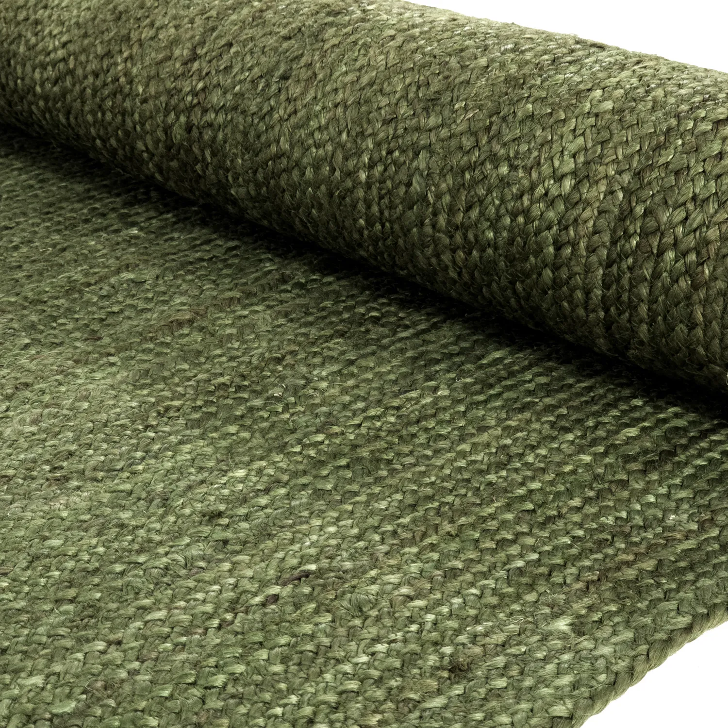 Tapete de juta - Amasia (verde militar)