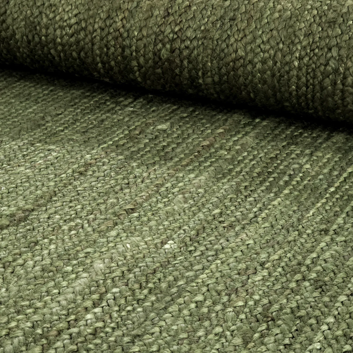 Tapete de juta - Amasia (verde militar)