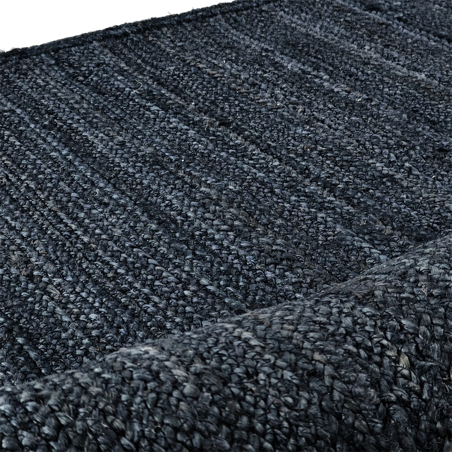 Tapete de juta - Amasia (azul escuro)