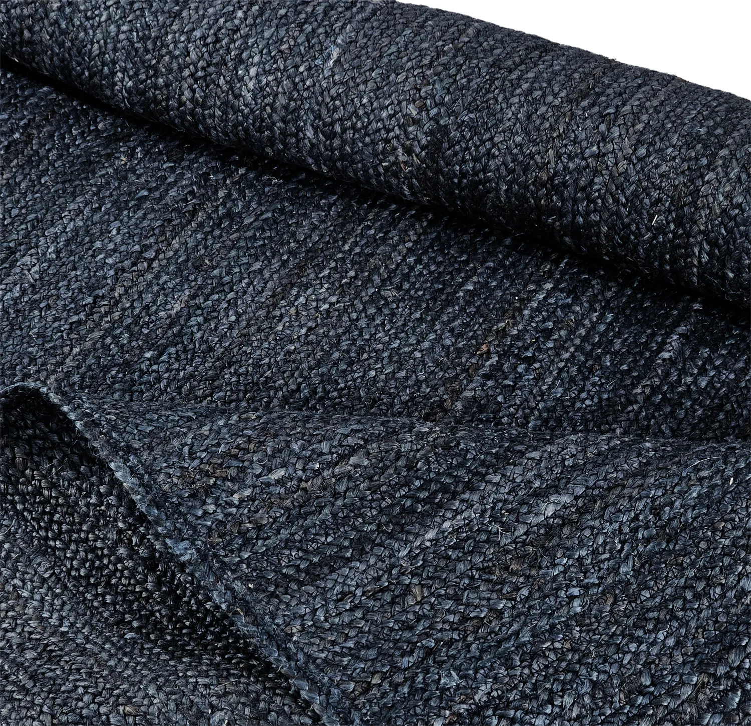 Tapete de juta - Amasia (azul escuro)