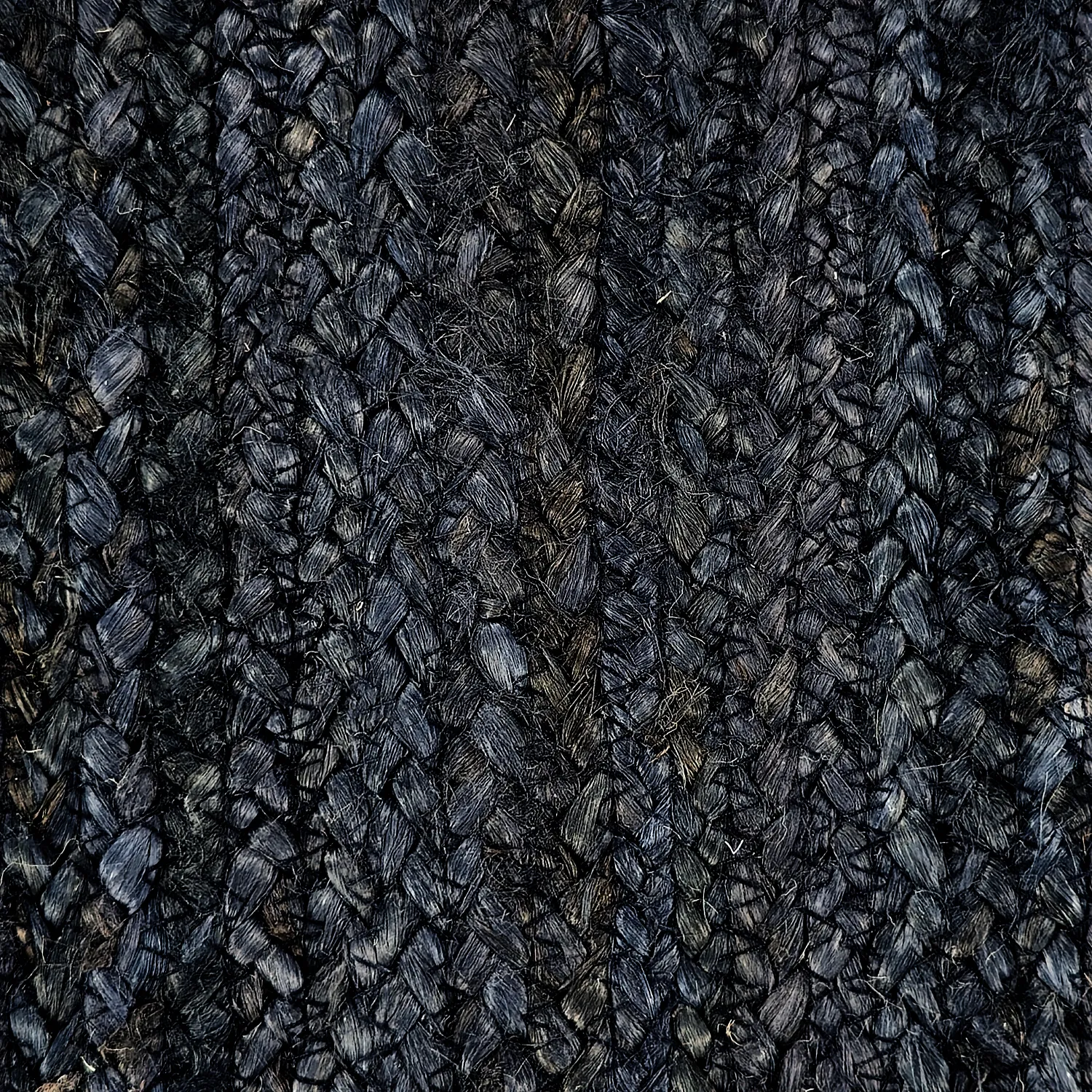 Tapete de juta - Amasia (azul escuro)