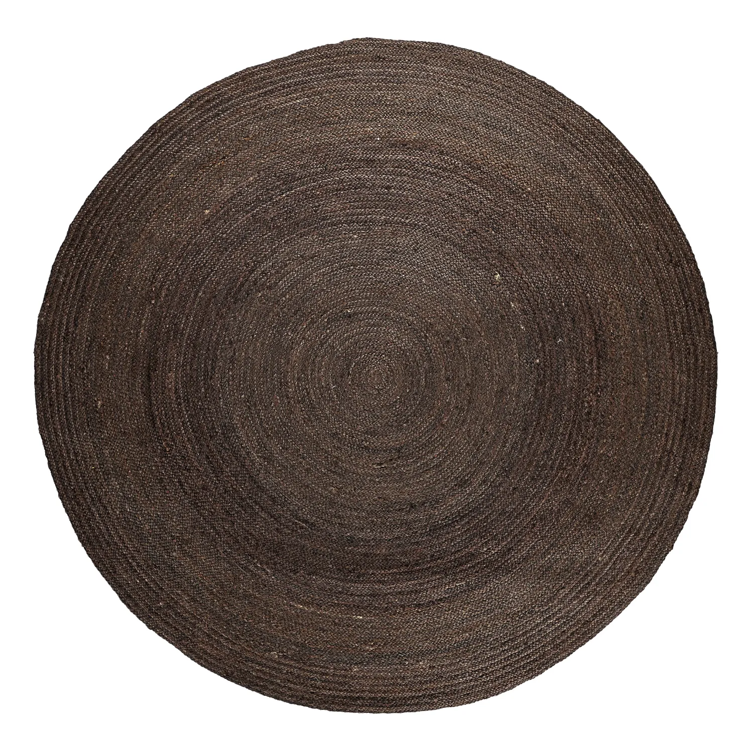Tapete redondo de juta - Amasia (cinza escuro)