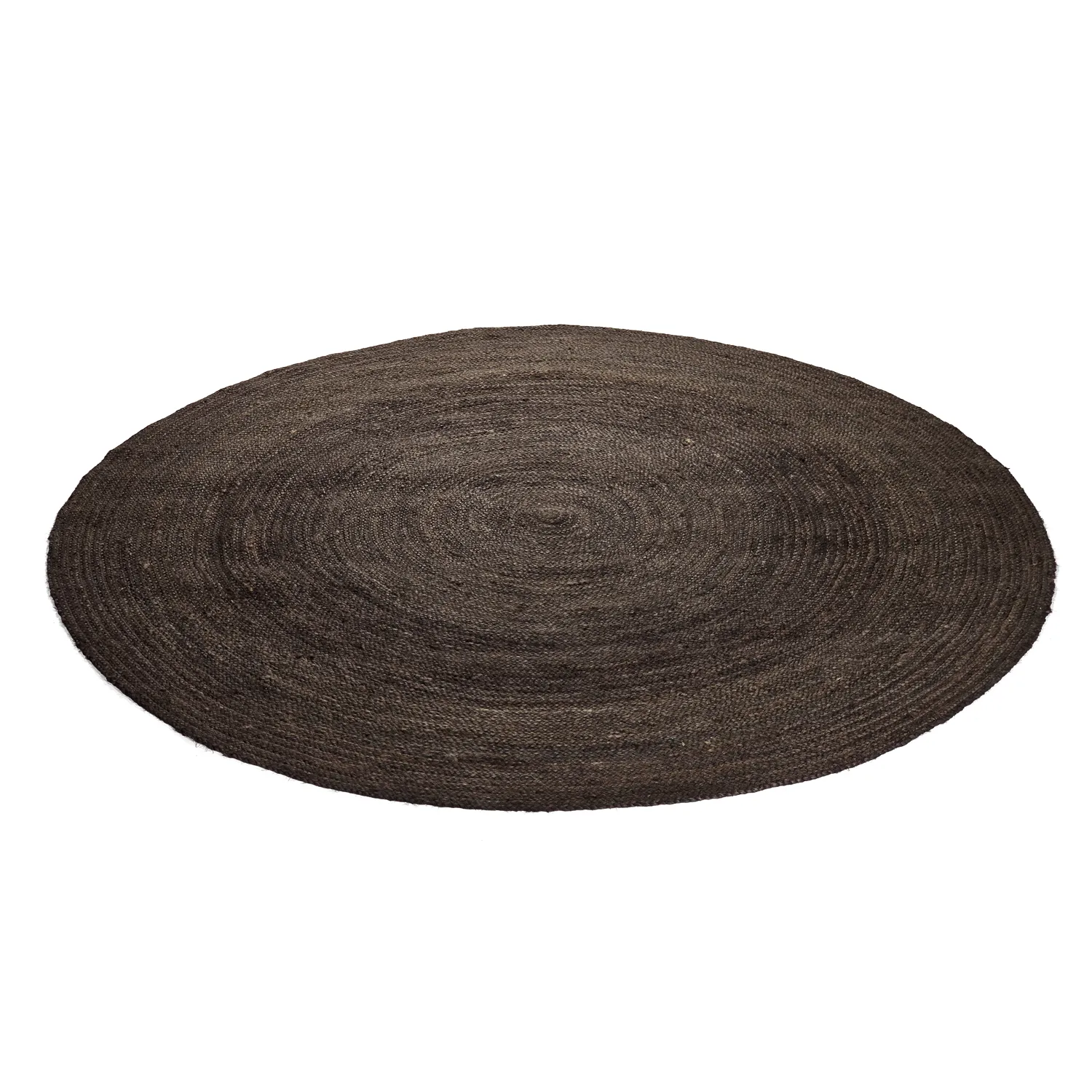 Tapete redondo de juta - Amasia (cinza escuro)