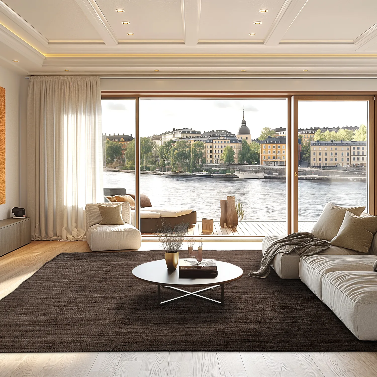 Tapete de juta - Amasia (cinza escuro)