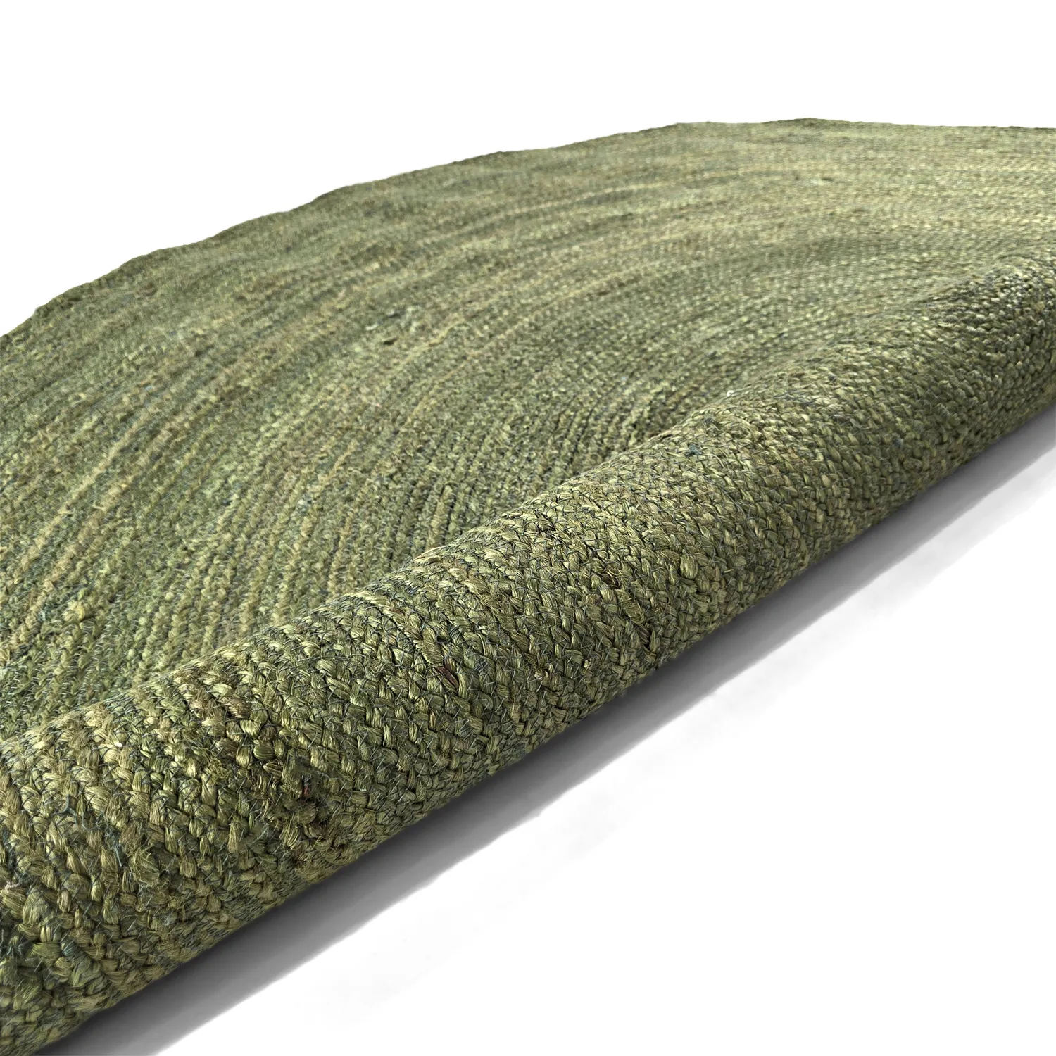 Tapete redondo de juta - Amasia (azeitona)