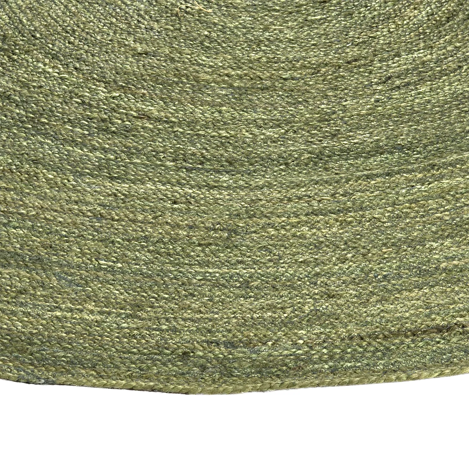 Tapete redondo de juta - Amasia (azeitona)