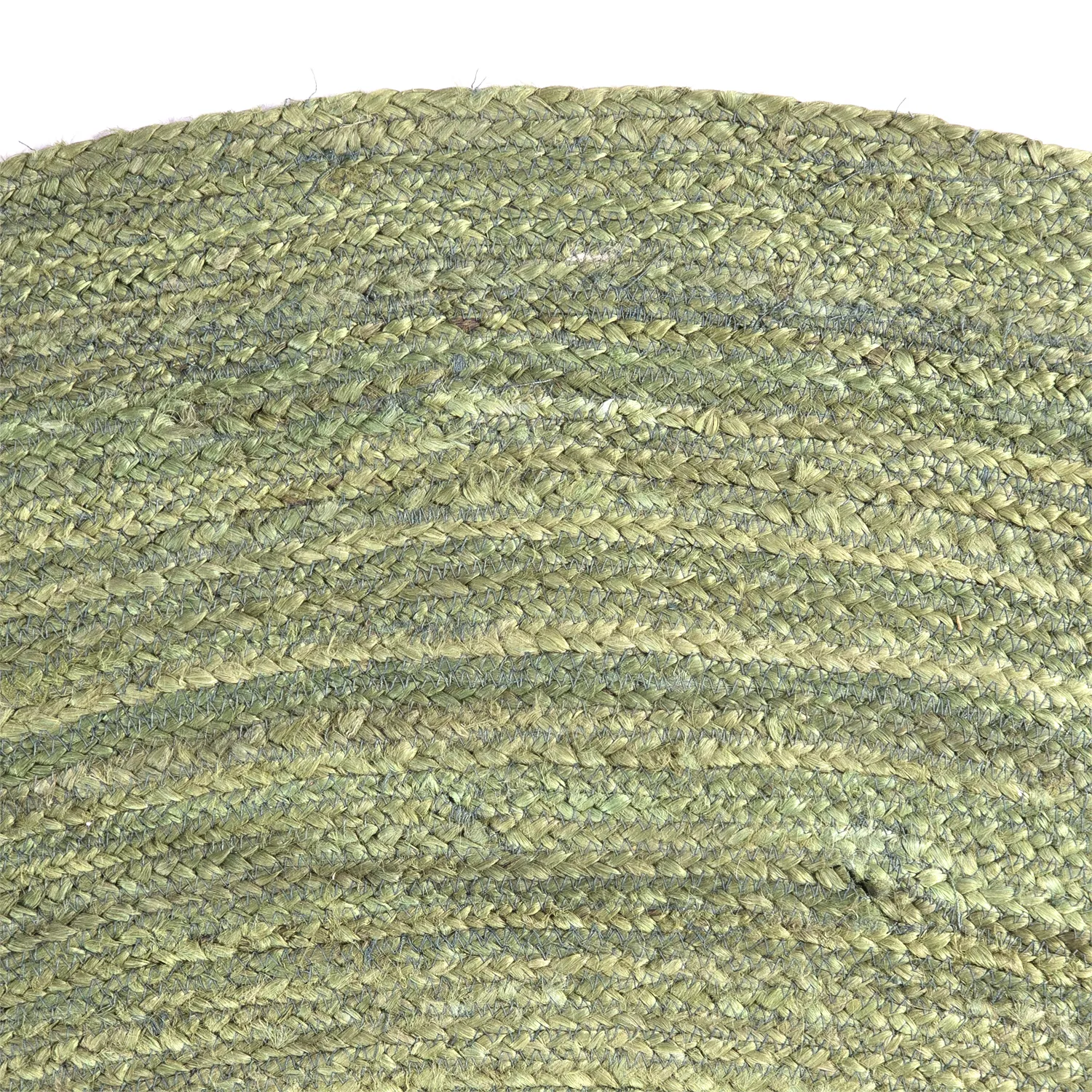 Tapete redondo de juta - Amasia (azeitona)