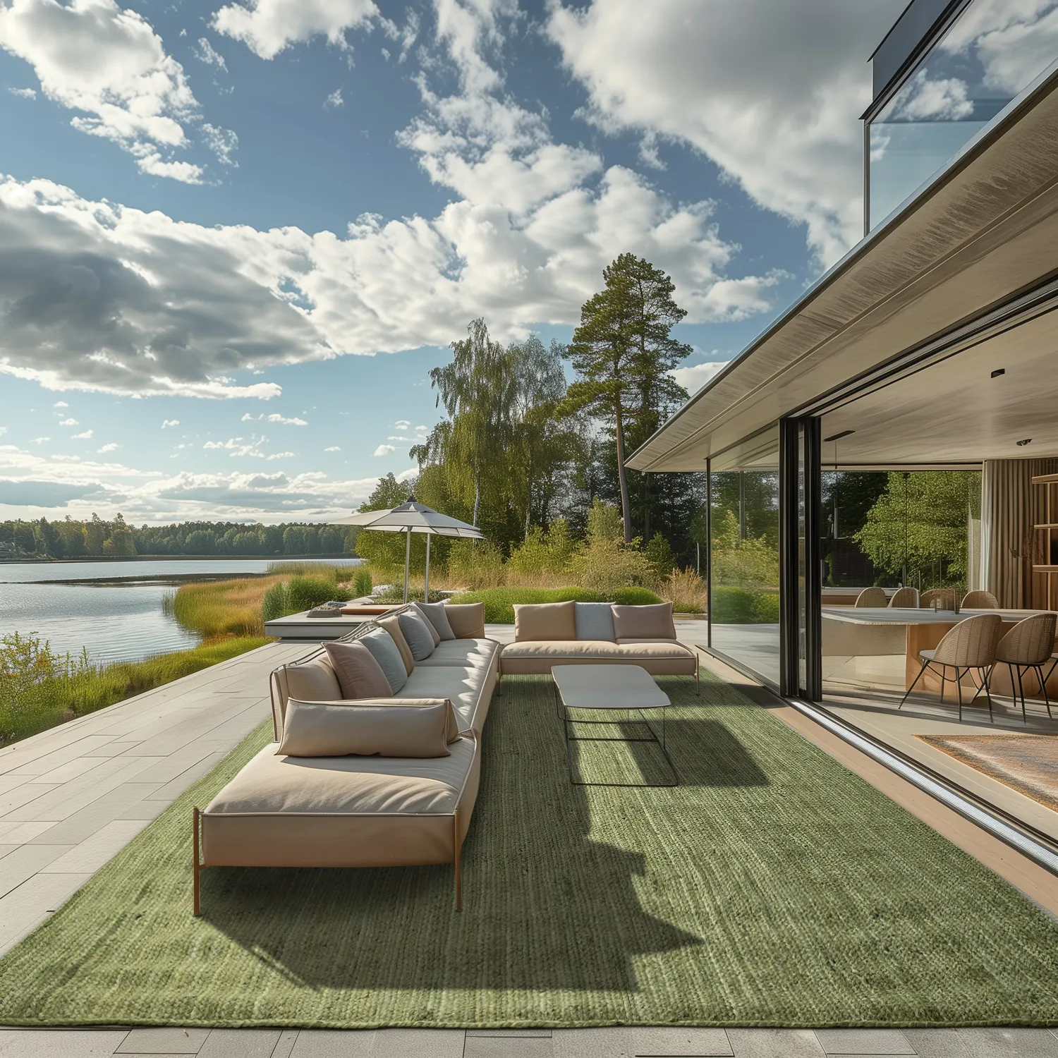 Tapete de juta - Amasia (azeitona)