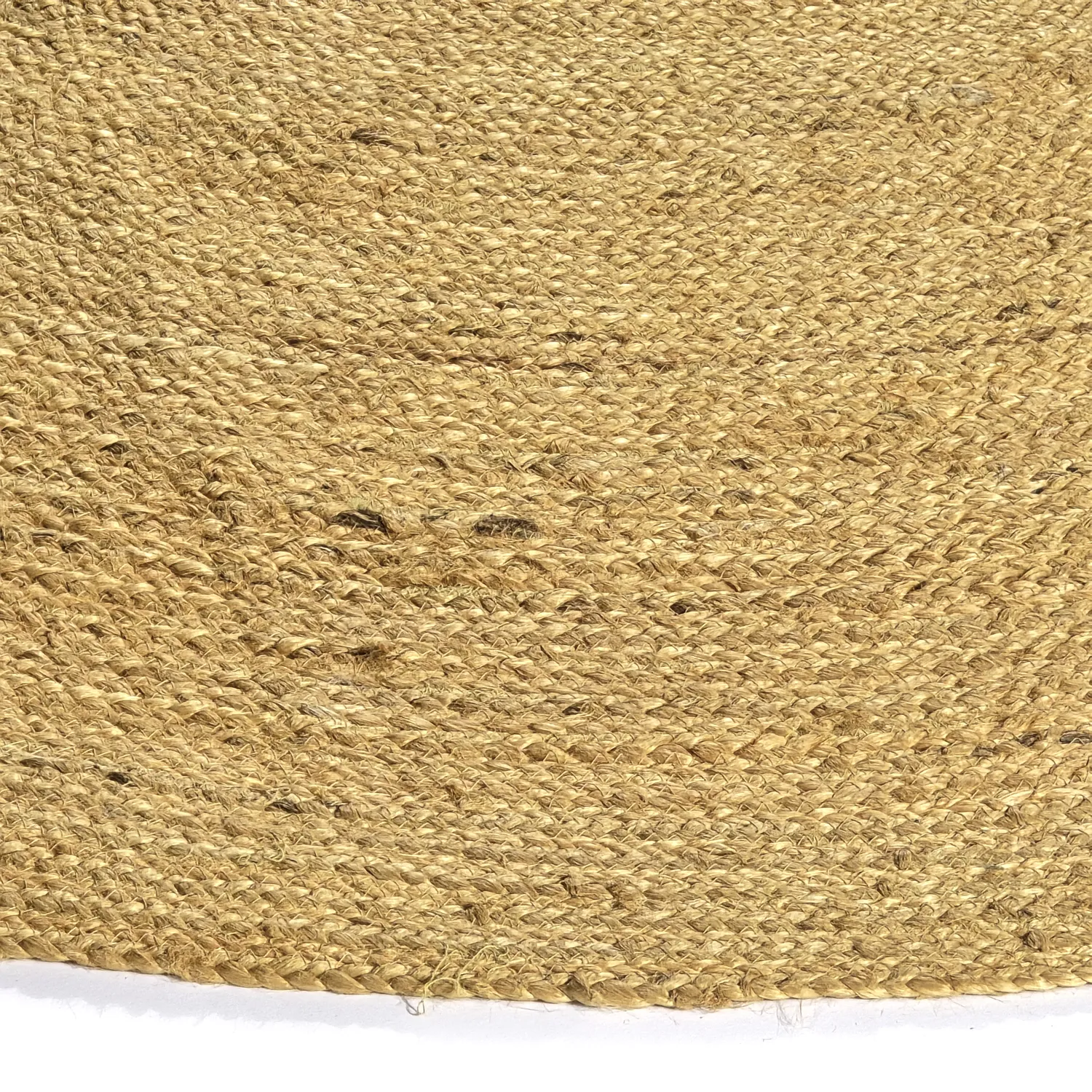 Tapete redondo de juta - Amasia (laranja)