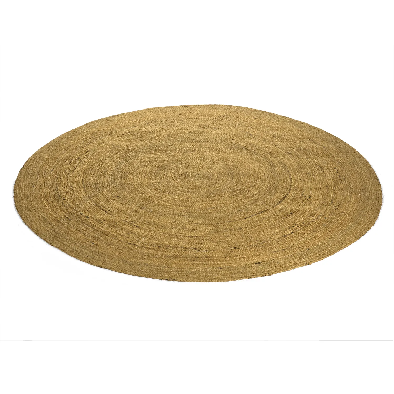 Tapete redondo de juta - Amasia (laranja)