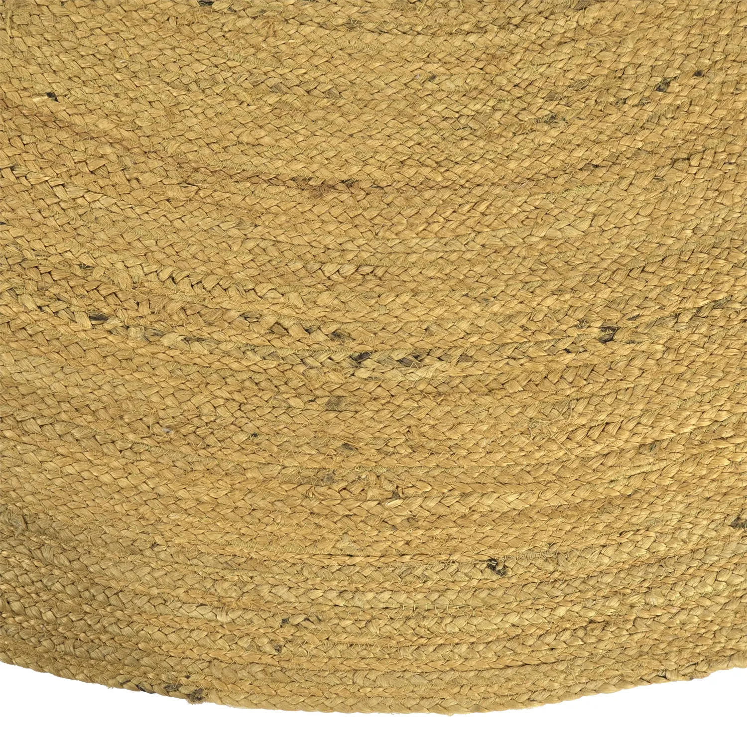 Tapete redondo de juta - Amasia (laranja)