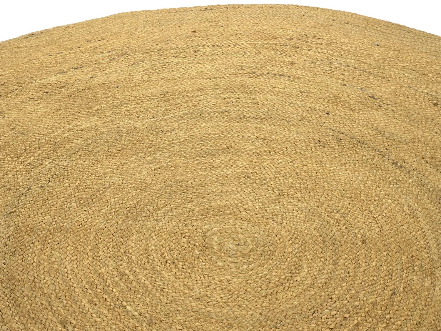 Tapete redondo de juta - Amasia (laranja)