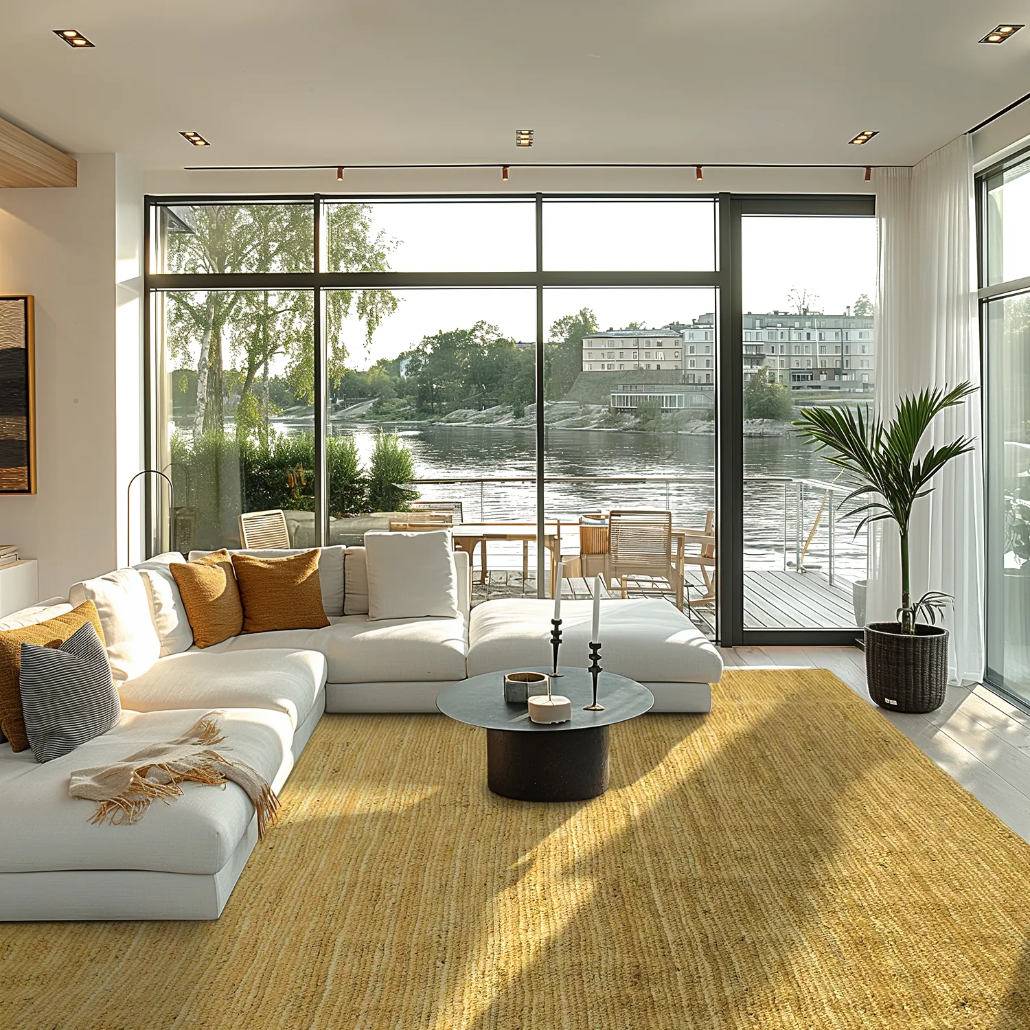 Tapete de juta - Amasia (laranja)