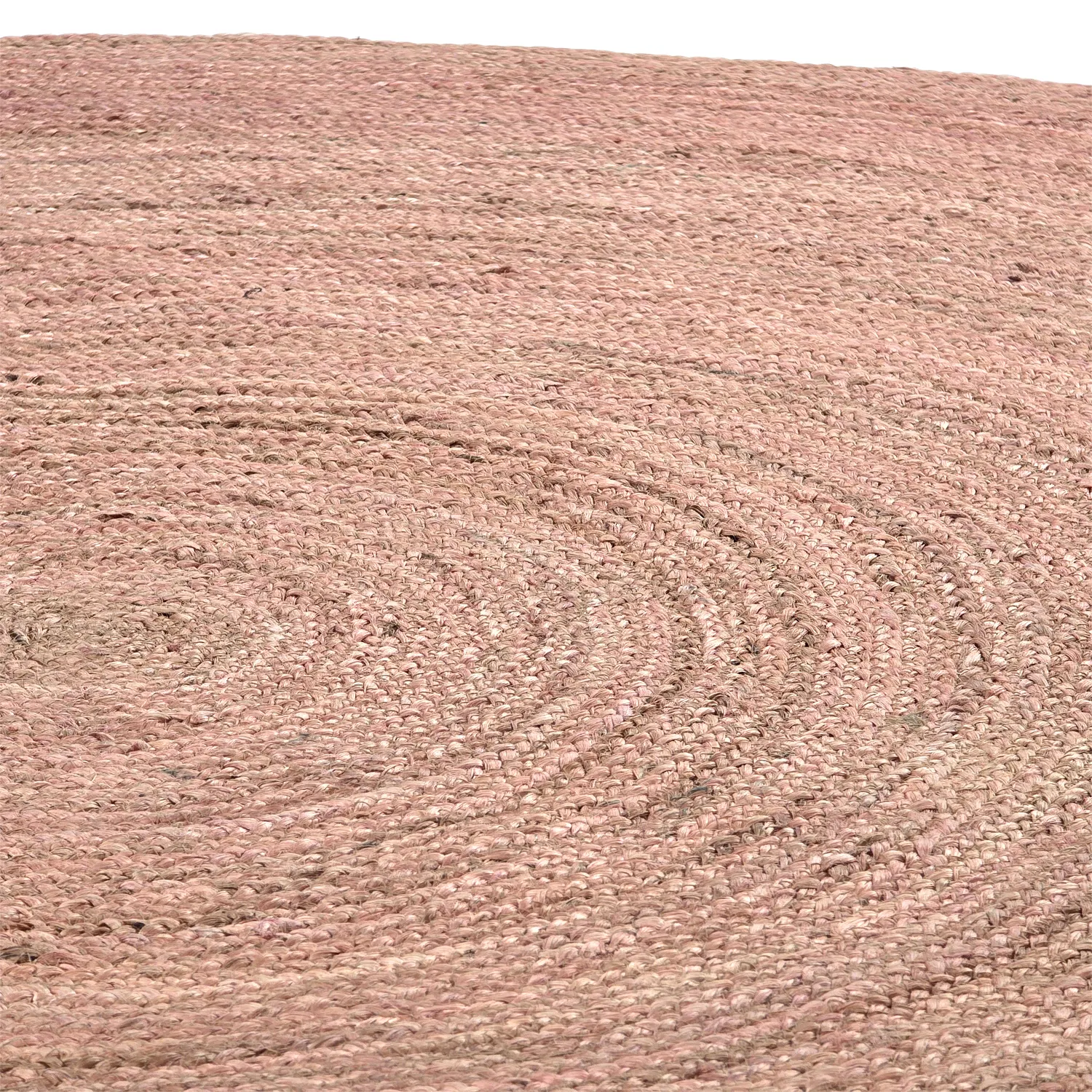 Tapete redondo de juta - Amasia (tan)