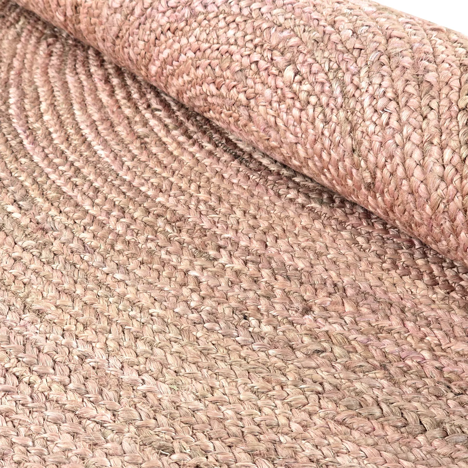 Tapete redondo de juta - Amasia (tan)