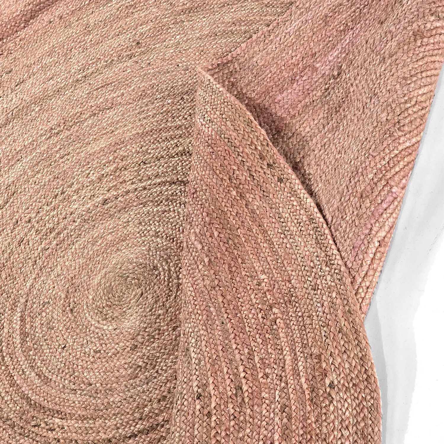 Tapete redondo de juta - Amasia (tan)