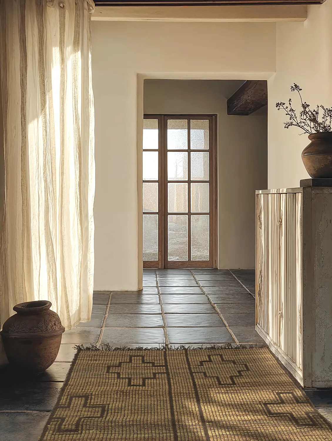 Tapete de juta - Kavita (marrom)