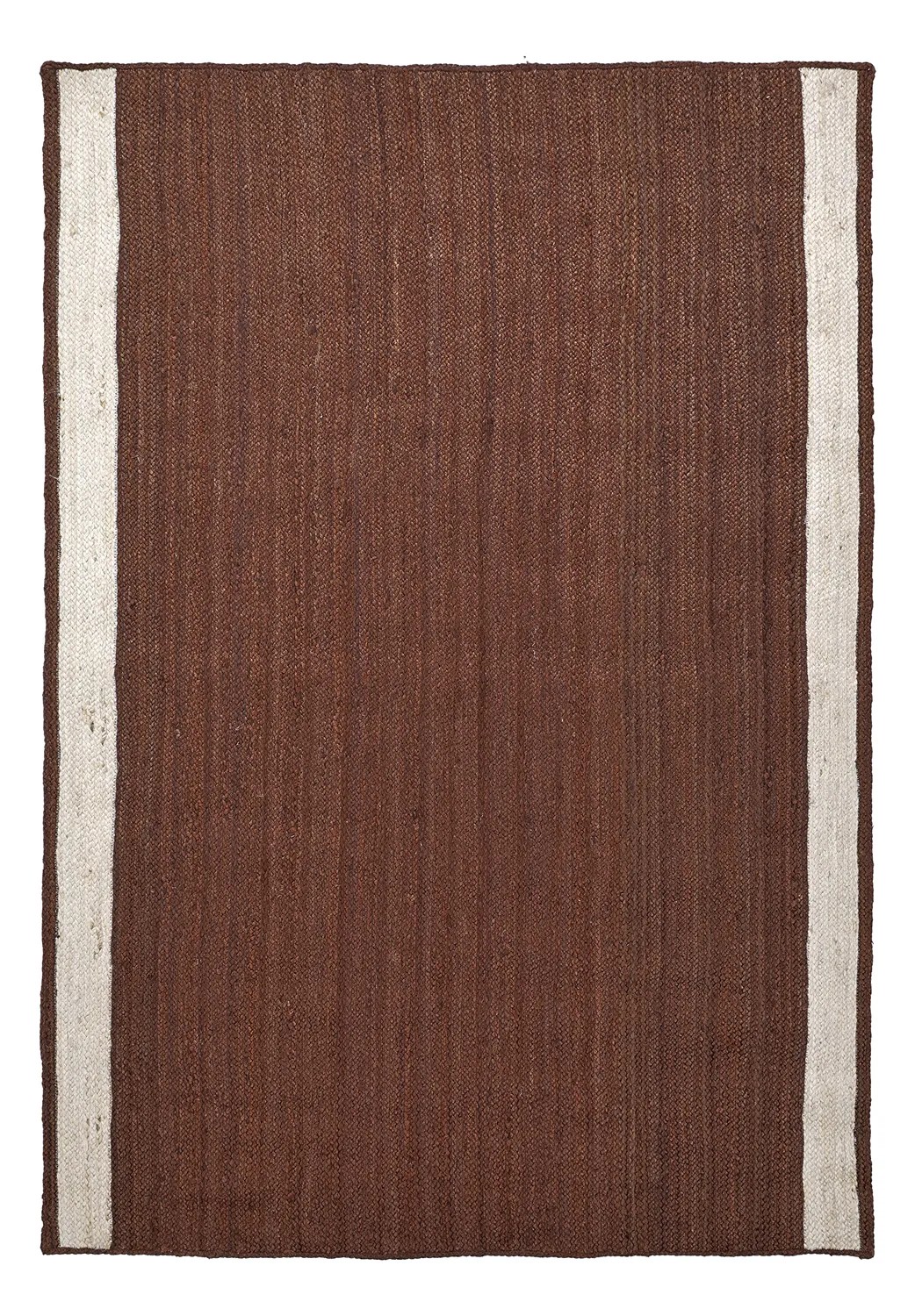 Tapete de juta - Senaki (marrom/branco)