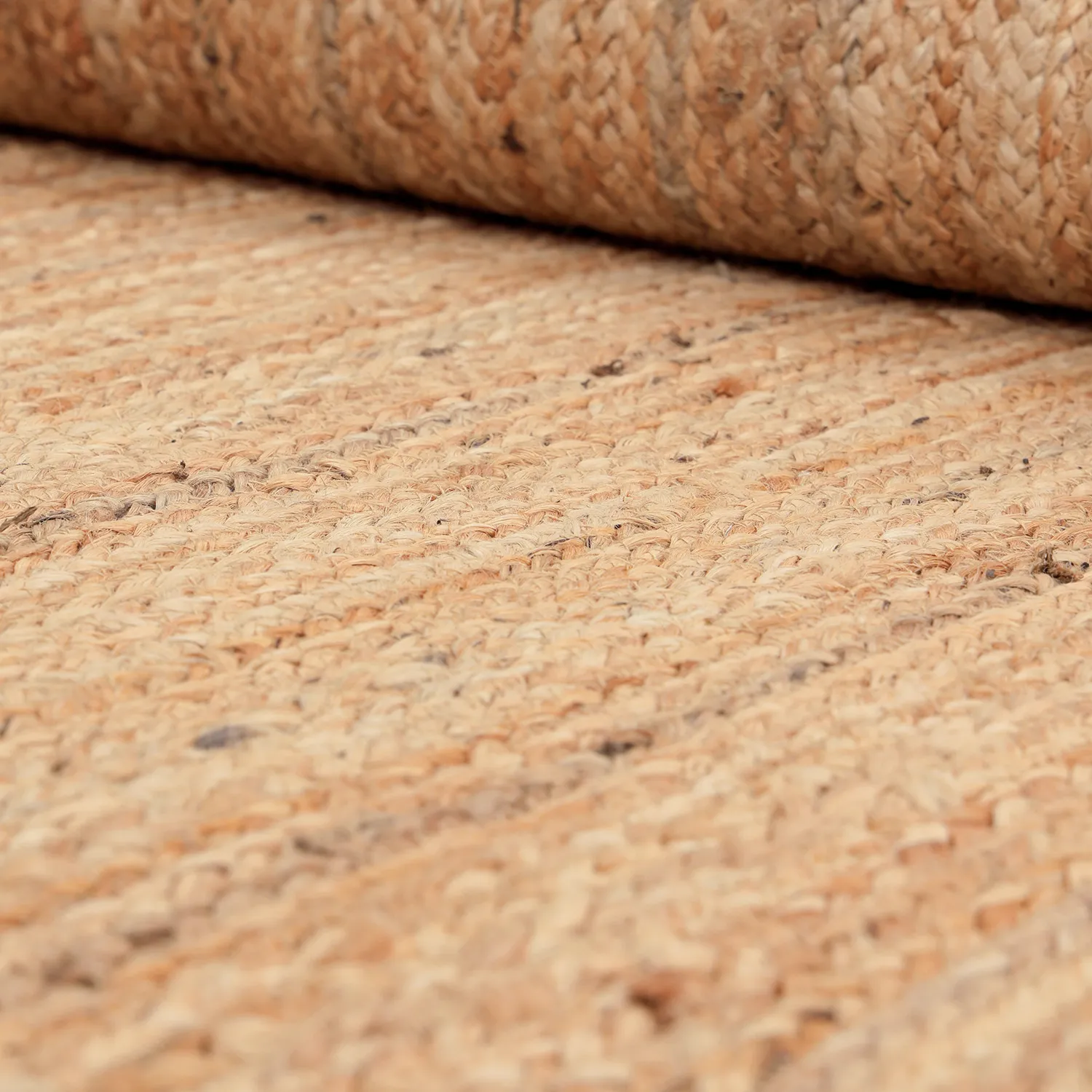 Tapete de juta - Senaki (natureza/branco)