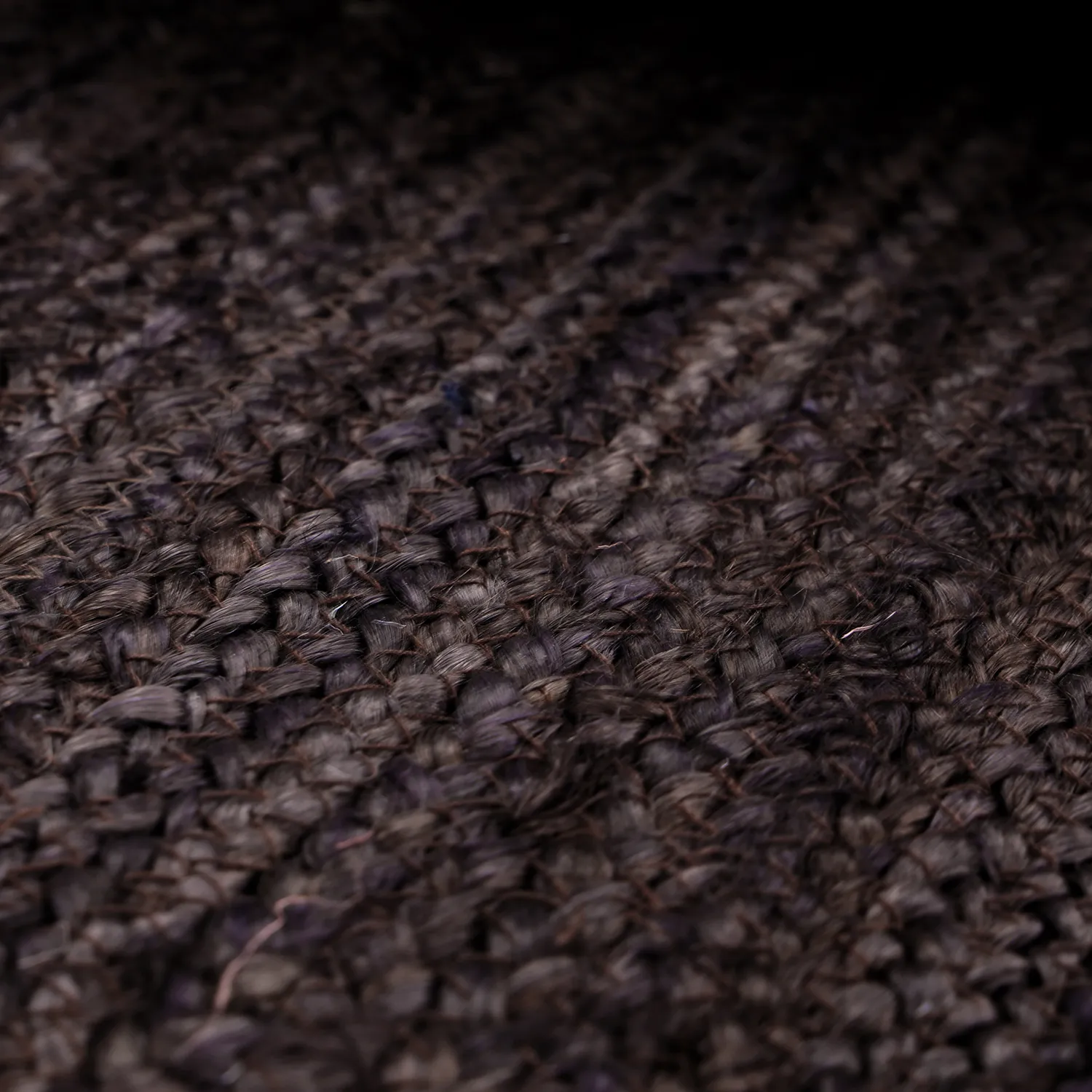 Tapete de juta - Senaki (taupe escuro/branco)